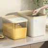 Recipiente doméstico para armazenamento de arroz, selado, à prova de insetos e à prova de umidade 10kg Tanque de armazenamento de farinha de alta qualidade de grau alimentício, recipiente de arroz para armazenamento de arroz e farinha