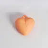 Pintura acrílica de caucho esmerilado, 36 x 32 mm, colgante de amor, llavero, funda de teléfono, accesorios, material, bolsa