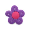 Nuevos Zuecos Morados Accesorios Flor de Zapato de PVC Hebilla de Zapato Zapato de Jardín Decoración Combinable DIY Mariposa Removible