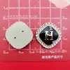 Etiqueta de Letra Número Oso Estilo Luna Chanel Simulada Accesorios de Plástico DIY para Fundas de Teléfono y Zuecos