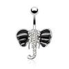 Serie Animal Transfronteriza Uña para el Ombligo al Mayoreo Europea y Americana Acero Inoxidable Moda Zirconio Anillo para el Ombligo Joyería para Perforación
