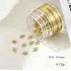 Acessórios para Nail Art Pedrarias Mais Vendidas Borboletas Estrelas Letras Flocos de Neve Materiais DIY Acessórios de Liga para Unhas Versáteis e da Moda