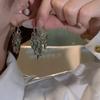Orelhas de trigo do mar de prata design de nicho europeu e americano brincos de alta qualidade lantejoulas de metal borla brincos de luxo leve 2023 novo