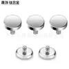 Aleación de Titanio F136 Cabeza Redonda de Pastel de Repuesto Cabeza para Joyería DIY Aleación de Titanio G23 Labio Uña Pendientes Accesorios Joyería para Piercing