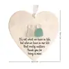 Venta Caliente Transfronteriza Adorno de Amistad Acrílico con Forma de Corazón Marino Decoración para Árbol de Navidad Colgante Estilo Navideño Sin Adorno