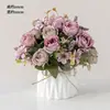 Decoración de flores de simulación nórdica adornos de flores flores de sala de estar flores artificiales decoraciones arte floral flores de plástico flores de mesa de comedor flores biónicas arreglos florales