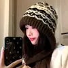 Bolsas con pasamontañas de lana, gorro de peluche Lei Feng, gorro de punto cálido con protección para los oídos para niños en invierno