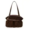 2026 Nuevo Bolso de Hombro Único de Gamuza y Terciopelo Bolso de Axila Moda Retro Bolso Tote Elegante de Gran Capacidad para Viajes