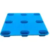 Palete de Nove Pés Moldado por Sopro Personalizado Palete Industrial de Armazém Palete de Plástico para Piso de Logística com Garfo para Empilhadeira Pad à Prova de Umidade para Carga Industrial