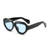 Gafas de sol de moda para chicas sexys, estilo hip hop, personalizadas, con montura gruesa, 5494, estilo sapo, exageradas, con protección UV, para fotos callejeras.