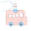 Porta-cartão de chave de couro fofo simples, ornamentos de carro, conjunto de certificados de desenho animado, porta-cartão de acesso para refeição de estudante