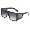 Nuevas gafas de sol de una pieza con montura extragrande para hombre, gafas de sol personalizadas de moda para mujer, gafas de parabrisas transfronterizas europeas y americanas S9010
