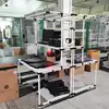 Mesa de Empaque para Comercio Electrónico, Mesa de Empaque Express Hecha a Medida, Escritorio de Empaque, Banco de Trabajo con Tubería Lean para Envío en Almacén, Mesa de Operación de Fábrica
