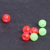 Liansen Equipo de Pesca Set Suministros de Pesca Accesorios Pequeños Cuentas Luminosas Cuentas Redondas de Plástico Cuentas Redondas Verdes Cuentas Luminosas