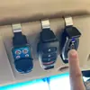 Suporte de Clipe para Controle Remoto Sem Fio Universal para Quebra-sol de Carro Fivela Antiestática para Suporte de Controle Remoto