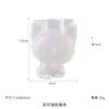 Molde de Resina de Cristal de Amapola Varios Estilos de Oso, Animal Geométrico, Unicornio 3D, Conejo de Bendición Moldes de Silicona