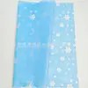 Papel Fresco Azul Floral Pera Bebê Céu Azul Atmosfera Papel de Presente Amazon Mais Vendido Papel Fino