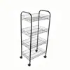 Carrito de Almacenamiento de Cocina con Estante Estante de Almacenamiento Móvil de Múltiples Capas Estante de Almacenamiento de Piso para el Hogar