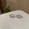 Pendientes de Diamante de Estrella de Cinco Puntas Diseño de Nicho Pendientes de Alta Gama Lujo Accesible Moda Elegante Pendientes de Zirconia de Estrella de Cinco Puntas