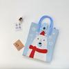 2024 Nuevo Bolso para Teléfono Móvil de Punto de Dibujos Animados Dopamina para Mujer Estilo Coreano Combinable Bolso de Hombro Bolso Cruzado Bolso de Mano de Punto
