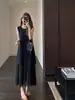 Elegante e Romântico Vestido Longo Sem Mangas para Emagrecer na Beira-Mar, Vestido Longo de Férias para Mulheres, Novo Estilo de Verão 2026 H050120