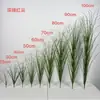 Runjin Grama Artificial de Juncos Cruzados e Grama de Cebola de Haste Única para Decoração de Casa e Jardim e Acessórios de Paisagismo Planta Artificial