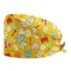 Gorro de Trabajo para Clínica Transfronteriza, Gorro Quirúrgico de Copa Redonda, Gorro sin Visera para Personal Médico, Gorro con Amarre Trasero, Gorro Protector