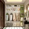 Compañía de Decoración Cooperación Tablero Perforado para Paredes Interiores Plan de Personalización Estante de Almacenamiento para Toda la Pared de la Entrada Accesorios DIY
