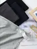 Calça de maternidade de algodão sem marcas visíveis de calcinha, design de cintura alta para suporte confortável, macia e confortável para a gravidez, novos estilos primavera/outono para uso interno e externo