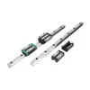 HIWIN Tamanho Intercambiável HGH/HGW Série Completa Trilho Guia de Precisão Deslizador Flange de Quatro Furos Deslizador Linear Trilho de Deslizamento