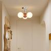 Luz de Corredor Simples Moderna Teto de Hall de Entrada 2025 Novo Estilo Creme Lustre de Closet