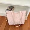 Estilo Coreano Floral de Moda Transfronteriza Gran Capacidad 2026 Colgante de Tela Nuevo Bolso Tote para el Trabajo de Mano en el Hombro Debajo del Brazo