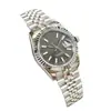 Diario Reloj Mecánico Totalmente Automático Acero Oyster Banda Reloj para Hombre Superficie de Diamante Aguja de Zafiro Reloj Danaleno