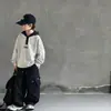Sudadera de Otoño para Niños, Estilo Primavera y Otoño, Nuevo Modelo 2026, Elegante y Genial, Sudadera con Capucha Rayada de Otoño para Niños Mayores, Venta al por Mayor