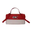 Bolso de Mano Cuadrado Pequeño Simple Estilo Coreano 2026 Nuevo de Primavera Bolso de Hombro Bloques de Color Nicho Cruzado para Mujer Bolsos