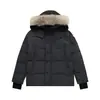 Chaqueta de Invierno Cg para Pareja Estilo Europeo y Americano con Capucha Desmontable y Cuello Grande de Plumón de Ganso, Alternativa Asequible, En Stock Transfronterizo