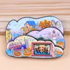 Ímã de Geladeira Weihai Ímã de Geladeira da Cidade Lembrança de Viagem Ímã de Geladeira Magnético Tridimensional Criativo e Cultural