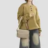 Nueva bolsa de hombro de viaje para hombres y mujeres, bolsa cruzada para caminar, bolsa de pecho texturizada, ligera, resistente al agua, bolsa cuadrada pequeña casual, al por mayor