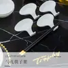 Conjunto de Tigela e Prato de Porcelana Branca Alta com Cor Sob Esmalte de Jingdezhen Novo Conjunto de Tigelas e Pratos Doméstico Conjunto de Louça para Casa Nova