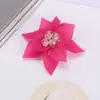 Nuevo Estilo Hoja Puntiaguda Multipétalo Acrílico Flor 3D Accesorios DIY para Zapatos, Sombreros y Decoración de Ropa