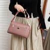 Bolso grande nuevo estilo coreano con cremallera de cuatro capas, elegante bolso de hombro para mujer de mediana edad, popular bolso cruzado de gran capacidad para invierno.