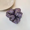 Goma para el pelo con estampado de leopardo vintage estilo coreano 2025 nueva para moño Cuerda para el pelo estilo perezoso Simple Versátil Personalidad