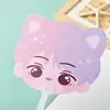 Abanico Publicitario de PP, Abanico Transparente, Abanico con Forma Personalizada, Abanico Transparente de Anime, Abanico Transparente, Abanico de Dibujos Animados, Abanico Rey, Abanico Rey Pequeño