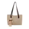 2026 Verano Personalizado Casual Color Sólido Gran Capacidad para Mujer Simple Elegante Nuevo Texturizado Bolso de Hombro Tote para el Trabajo