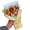 Presente de Formatura Buquê de Flores Pequenas de Lã Tricotado Flor Tricotada à Mão Flor Seca Presente Criativo de Aniversário para o Dia das Mães