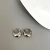 Brincos de Clipe de Orelha de Cobre e Bambu Ecológicos, Brincos de Luxo de Nicho de Alta Qualidade, Argolas Minimalistas Estilosas para Mulheres, Brincos e Clipe de Orelha da Moda