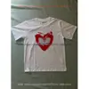 Camiseta de Manga Curta Estampada Y2K Harajuku Europeia e Americana de Verão, Top de Gola Redonda, Camiseta Tendência Estilo Rua INS Retrô Escuro