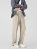 Pantalones Casuales Ajustados Rectos Nuevos Primavera/Verano 2026, Pantalones Cortos Holgados de Estilo Coreano Modernos Versátiles para Hombre