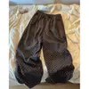 Pantalones de chándal anchos de corte relajado, estilo coreano, para mujer, nueva colección primavera/otoño, talla grande, estampado floral, pantalones largos, casual para paseos tranquilos, se pueden usar como ropa exterior