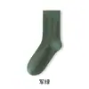 Calcetines Finos de Algodón Puro para Hombre de Verano Primavera y Verano Finos de Color Liso Malla Suaves Transpirables Color Liso Moda Casual Calcetines de Media Pantorrilla